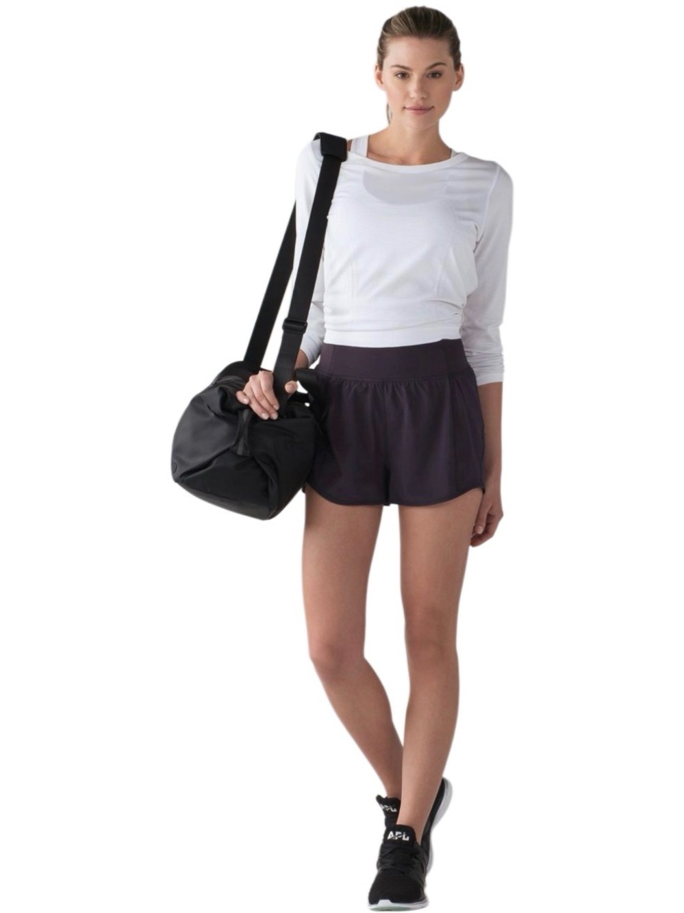 Lululemon Lean In Short (2”) - Size 10 / Boysenberry